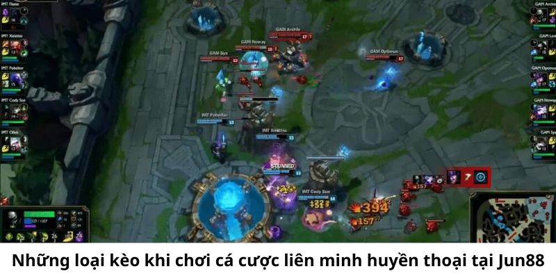 Một số kèo cược LOL mà anh em có thể tham gia tại Win55